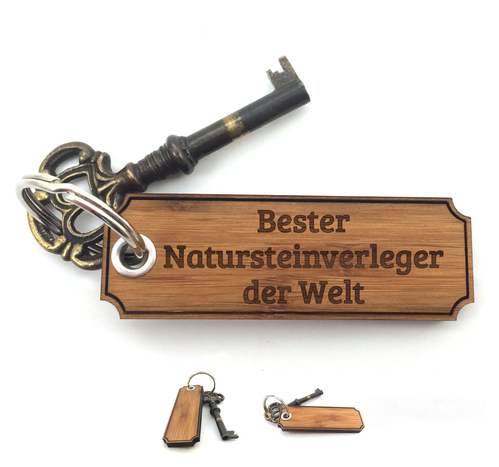 Schlüsselanhänger Natursteinverleger Schlüsselanhänger, Anhänger, Taschenanhänger, Glücksbringer, Schlüsselbund, Schlüsselanhänger Holz, Schlüsselanhänger aus Holz, Holz Schlüsselanhänger, Holzschlüsselanhänger, Geschenke, Schenken, Gravur