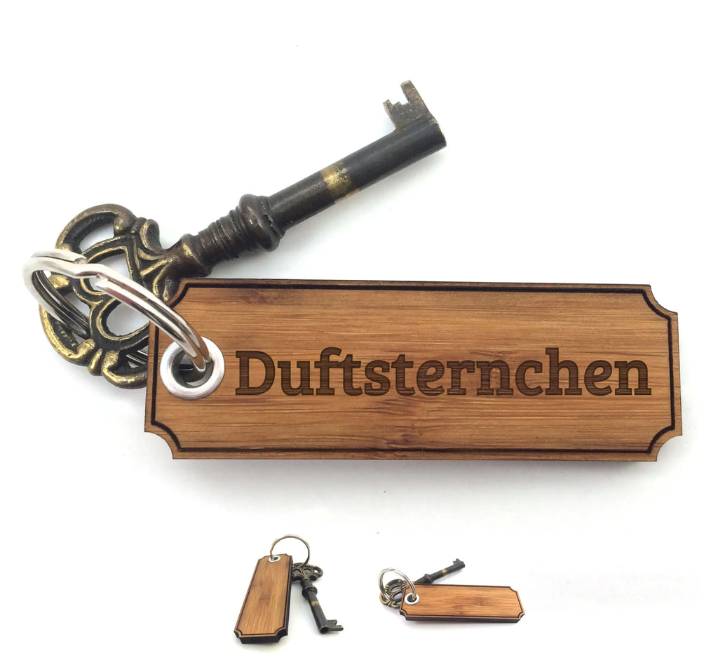 Schlüsselanhänger Duftsternchen Schlüsselanhänger, Anhänger, Taschenanhänger, Glücksbringer, Schlüsselbund, Schlüsselanhänger Holz, Schlüsselanhänger aus Holz, Holz Schlüsselanhänger, Holzschlüsselanhänger, Geschenke, Schenken, Gravur