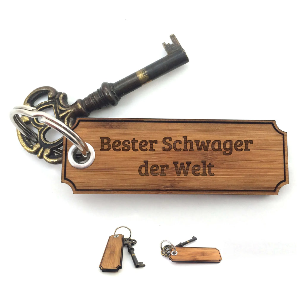 Schlüsselanhänger Schwager Schlüsselanhänger, Anhänger, Taschenanhänger, Glücksbringer, Schlüsselbund, Schlüsselanhänger Holz, Schlüsselanhänger aus Holz, Holz Schlüsselanhänger, Holzschlüsselanhänger, Geschenke, Schenken, Gravur