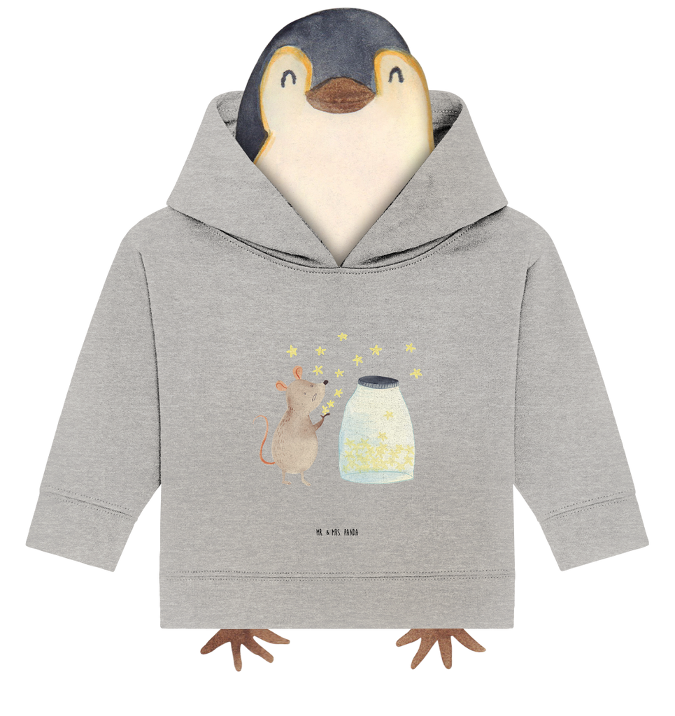 Organic Baby Hoodie Maus Sterne Baby Kapuzenshirt, Baby Kapuzensweatshirt, Baby Hoodie, Baby Pullover, Tiermotive, Gute Laune, lustige Sprüche, Tiere, Maus, Sterne, Wunsch, Kind, Taufe, Taufgeschenk, Geburt, Schwangerschaft, erstes Kind, Kindergeburtstag, Geburtstag, Hoffnung, Träume