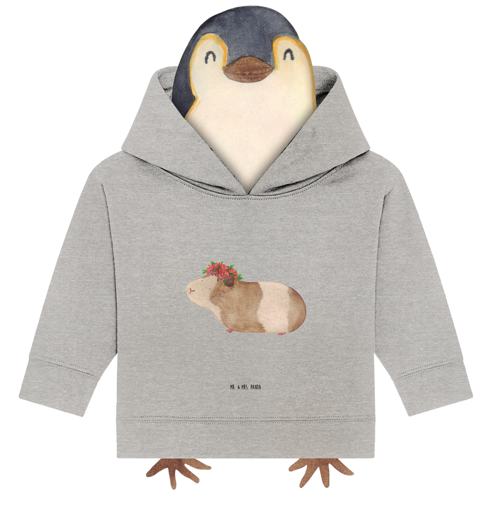 Organic Baby Hoodie Meerschweinchen Weisheit Baby Kapuzenshirt, Baby Kapuzensweatshirt, Baby Hoodie, Baby Pullover, Tiermotive, Gute Laune, lustige Sprüche, Tiere, Meerschweinchen, Meerie, Meeries, Wunder, Blumenkind, Realität, Spruch, Weisheit, Motivation, Wunderland