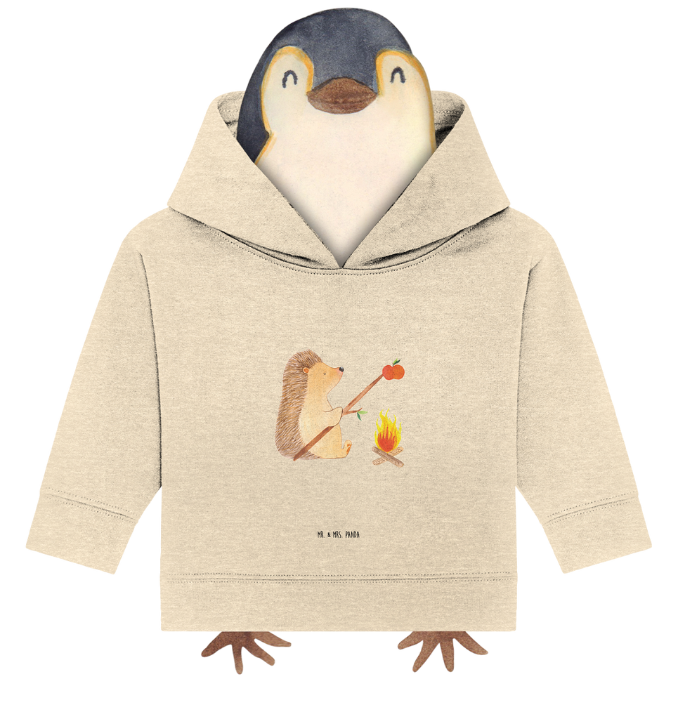 Organic Baby Hoodie Igel Grillen Baby Kapuzenshirt, Baby Kapuzensweatshirt, Baby Hoodie, Baby Pullover, Tiermotive, Gute Laune, lustige Sprüche, Tiere, Igel, Grillen, Ziele, Motivation, arbeitslos, Sinn des Lebens, Spruch