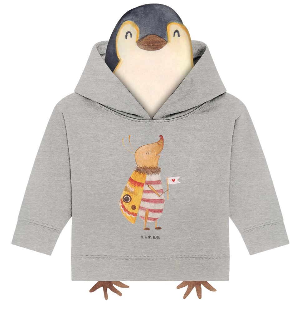 Organic Baby Hoodie Nachtfalter Fähnchen Baby Kapuzenshirt, Baby Kapuzensweatshirt, Baby Hoodie, Baby Pullover, Tiermotive, Gute Laune, lustige Sprüche, Tiere, Nachtfalter, Käfer, Spruch lustig, Spruch witzig, süß, niedlich, Küche Deko, Was kostet die Welt