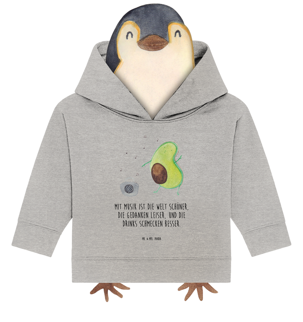 Organic Baby Hoodie Avocado Tanzen Baby Kapuzenshirt, Baby Kapuzensweatshirt, Baby Hoodie, Baby Pullover, Avocado, Veggie, Vegan, Gesund