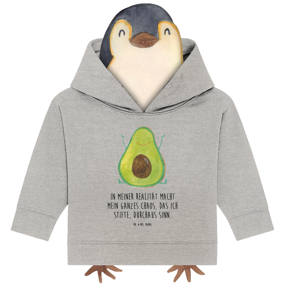 Organic Baby Hoodie Avocado Glücklich Baby Kapuzenshirt, Baby Kapuzensweatshirt, Baby Hoodie, Baby Pullover, Avocado, Veggie, Vegan, Gesund, Chaos