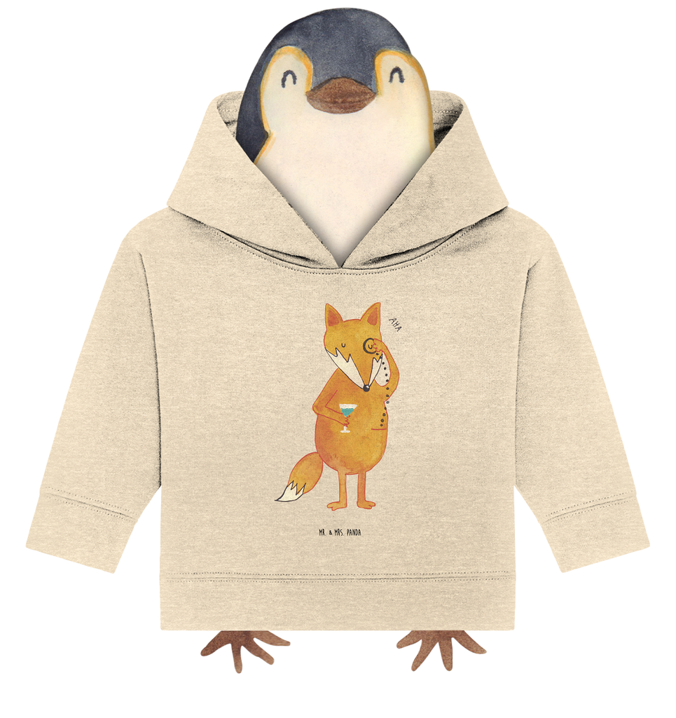 Organic Baby Hoodie Fuchs Lord Baby Kapuzenshirt, Baby Kapuzensweatshirt, Baby Hoodie, Baby Pullover, Fuchs, Füchse, tröstende Worte, Spruch lustig, Liebeskummer Geschenk, Motivation Spruch, Problemlösung