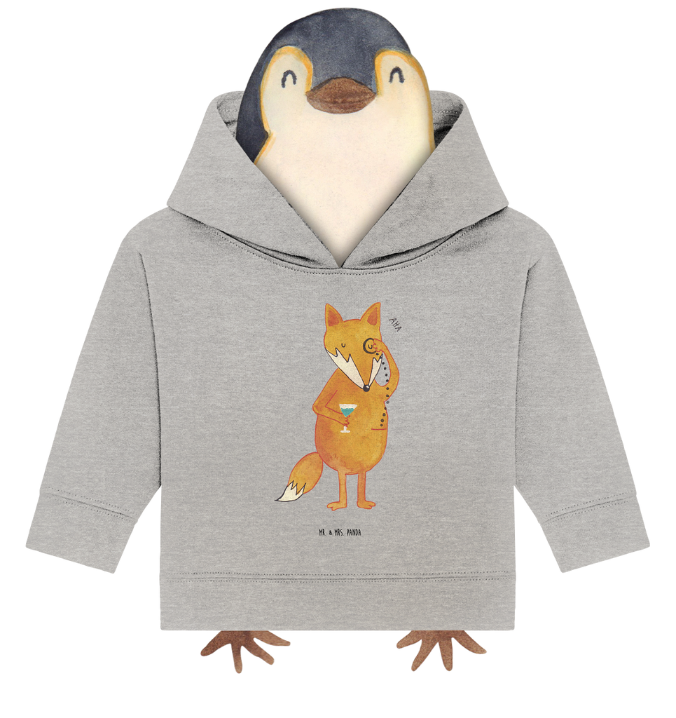 Organic Baby Hoodie Fuchs Lord Baby Kapuzenshirt, Baby Kapuzensweatshirt, Baby Hoodie, Baby Pullover, Fuchs, Füchse, tröstende Worte, Spruch lustig, Liebeskummer Geschenk, Motivation Spruch, Problemlösung