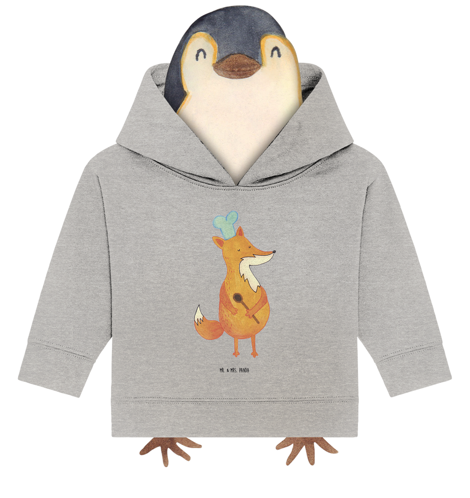 Organic Baby Hoodie Fuchs Koch Baby Kapuzenshirt, Baby Kapuzensweatshirt, Baby Hoodie, Baby Pullover, Fuchs, Füchse, Koch Geschenk, Küche Spruch, Küche Deko, Köche, Bäcker, Party Spruch, Spruch lustig, witzig