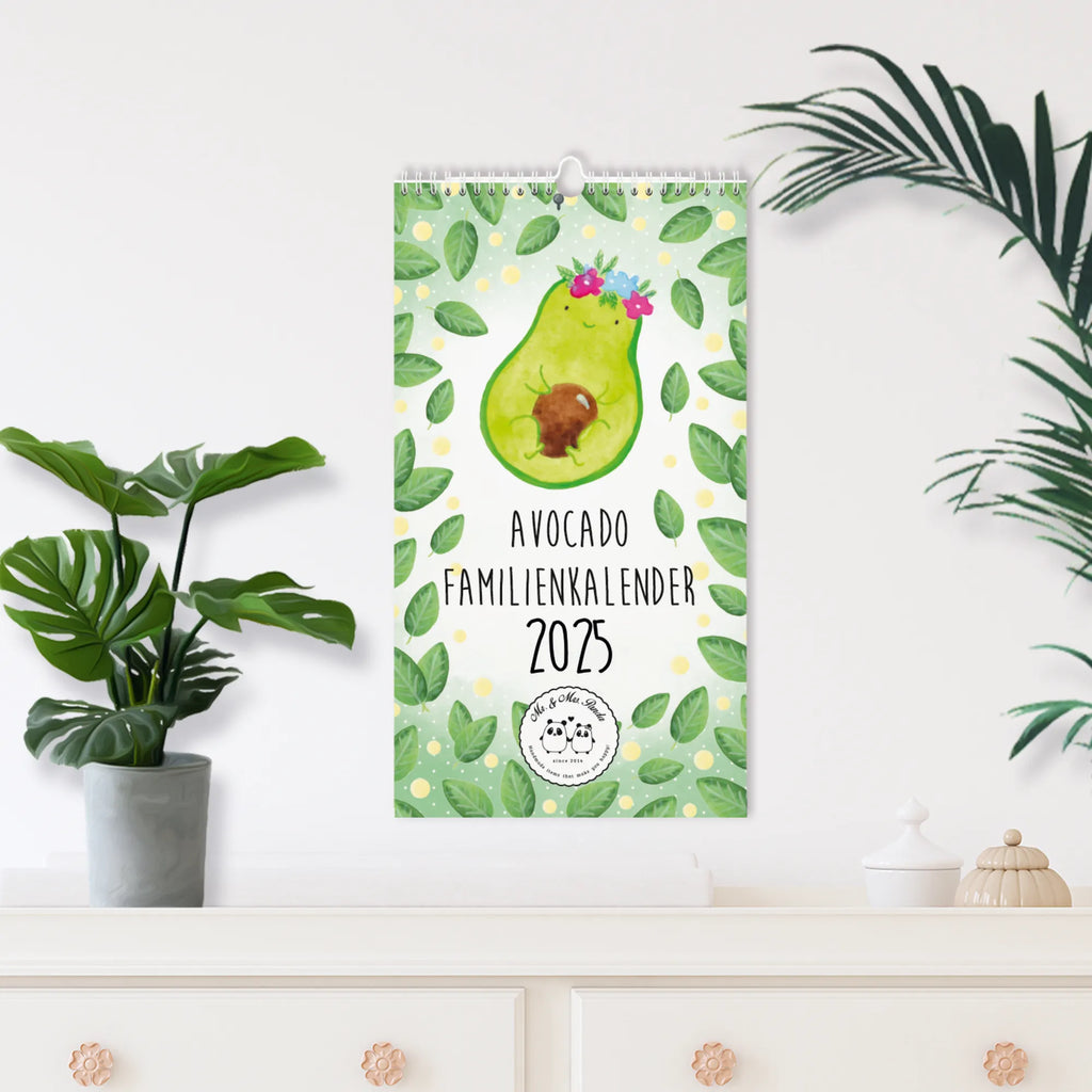 Familienkalender 2025 Avocado Collection Familienplaner, Kalender, Jahreskalender, Terminplaner, Kalender mit Feiertagen, Avocado, Veggie, Vegan, Gesund