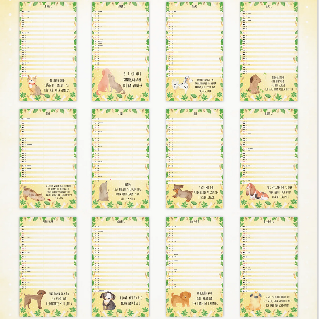 Partnerkalender 2025 Hund Collection Kalender, Kalender für Paare, Jahreskalender, gemeinsamer Kalender, Kalender für zwei, Wandkalender, Hund, Hundemotiv, Haustier, Hunderasse, Tierliebhaber, Hundebesitzer, Sprüche