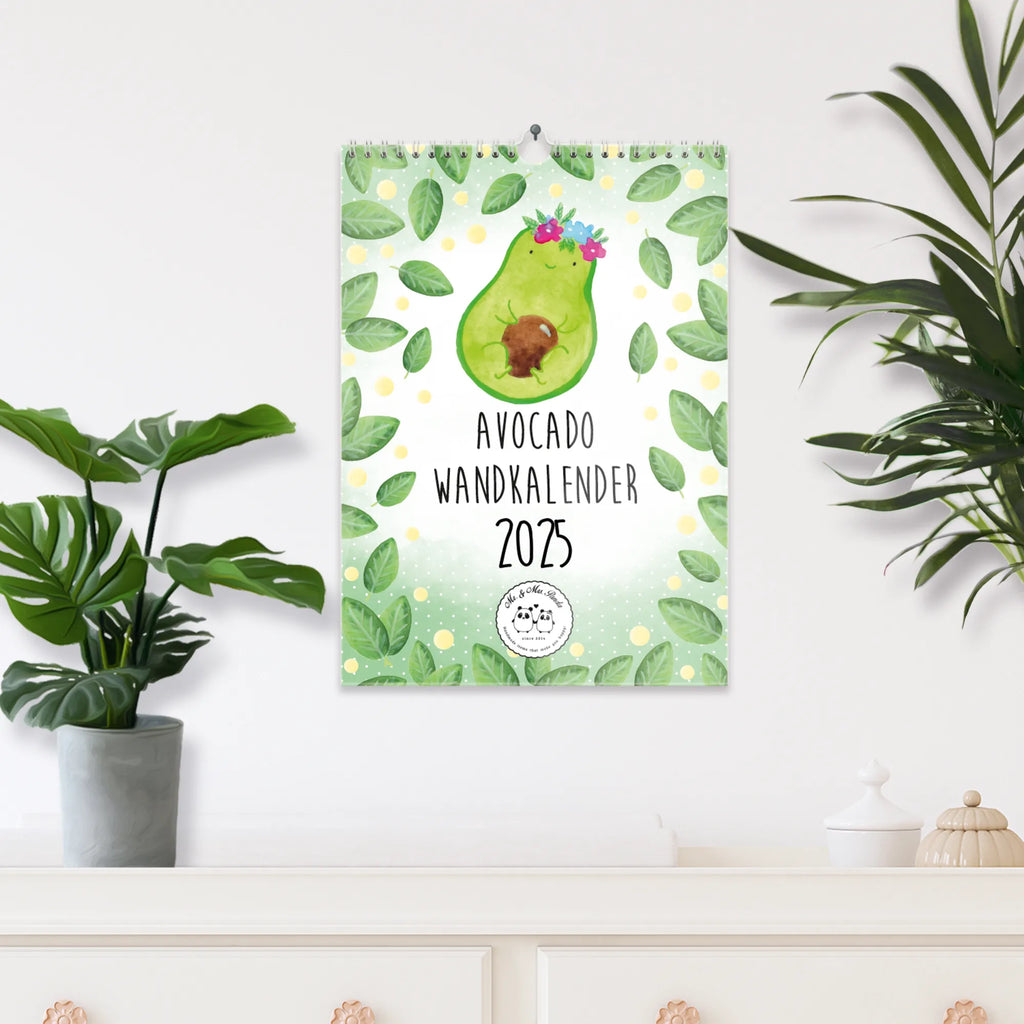 A3 Wandkalender 2025 Avocado Collection Wandkalender, Kalender, Jahreskalender, Terminplaner, Wand, Jahresplaner, Avocado, Veggie, Vegan, Gesund