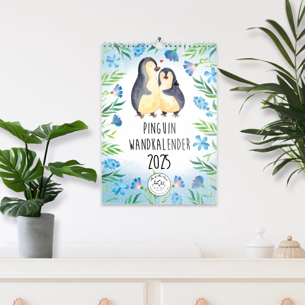 A3 Wandkalender 2025 Pinguin Collection Wandkalender, Kalender, Jahreskalender, Terminplaner, Wand, Jahresplaner, Pinguin