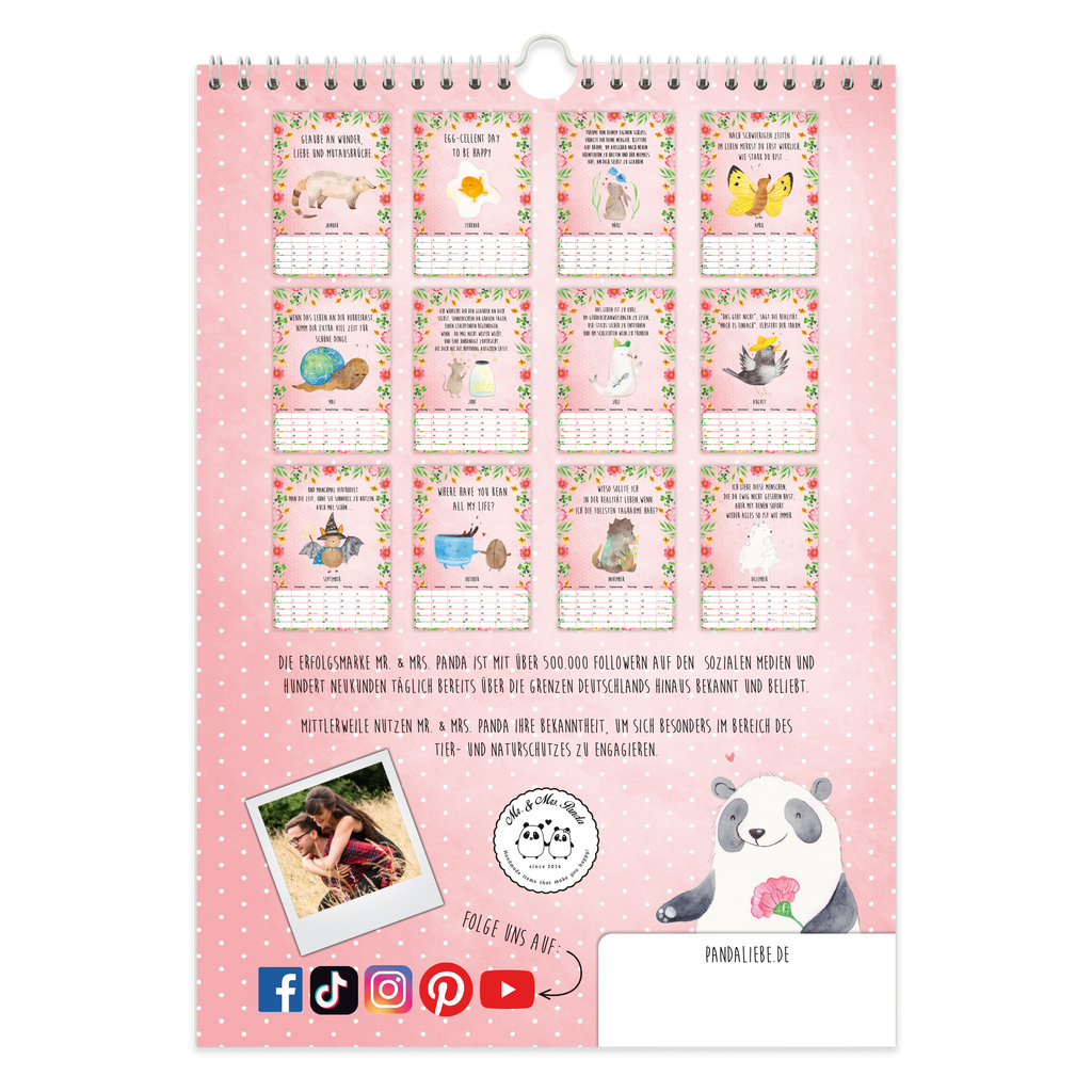 A3 Wandkalender 2025 Small World Collection Wandkalender, Kalender, Jahreskalender, Terminplaner, Wand, Jahresplaner, Tiermotive, Gute Laune, lustige Sprüche, Tiere