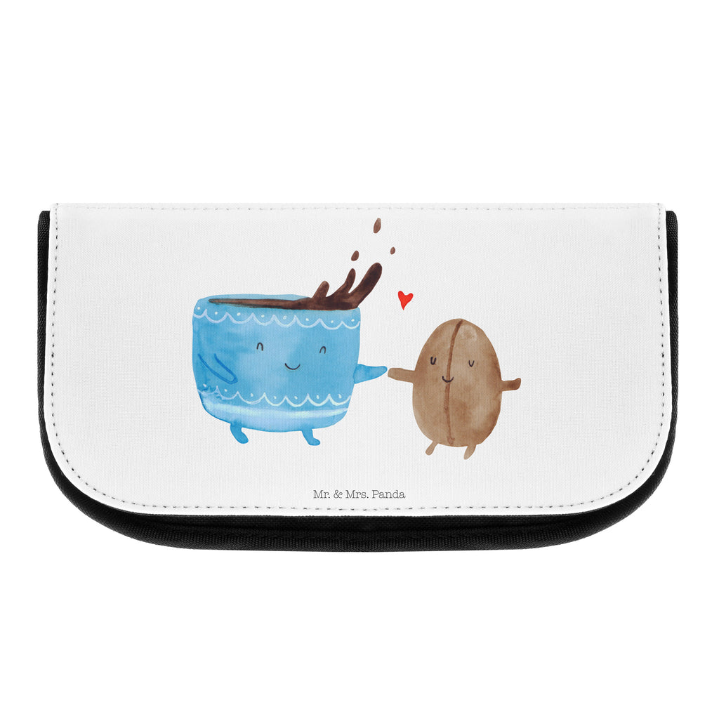 Kosmetiktasche Kaffee Bohne Kosmetikbeutel, Kulturtasche, Kulturbeutel, Schminktasche, Make-Up Tasche, Tiermotive, Gute Laune, lustige Sprüche, Tiere, Kaffee, Kaffeebohne, Genuss, Zufriedenheit, Glück