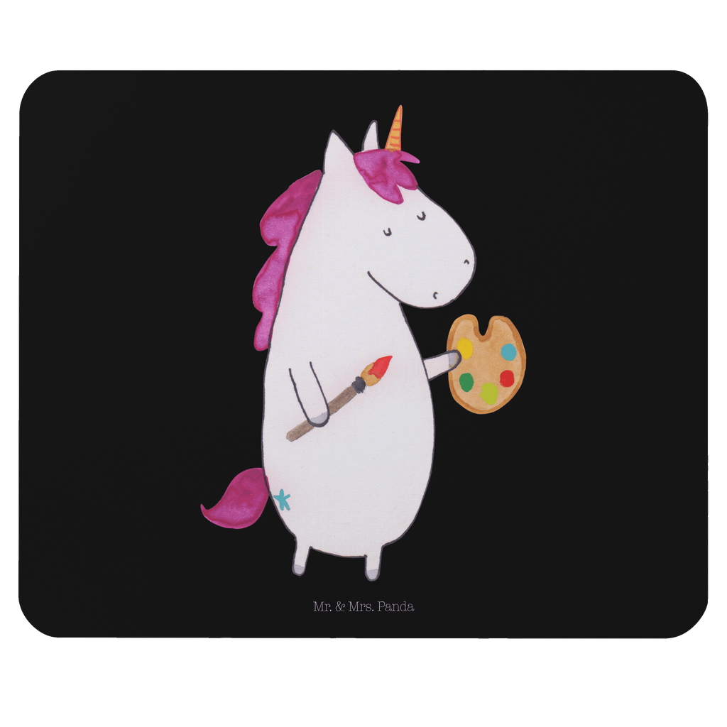 Mauspad Einhorn Künstler Mousepad, Computer zubehör, Büroausstattung, PC Zubehör, Arbeitszimmer, Mauspad, Einzigartiges Mauspad, Designer Mauspad, Mausunterlage, Mauspad Büro, Einhorn, Einhörner, Einhorn Deko, Pegasus, Unicorn, Englisch, Künstler, Artist, Malen, Zeichnen, Welt, Farbe, Stift, Pinsel, Geschenk, Maler