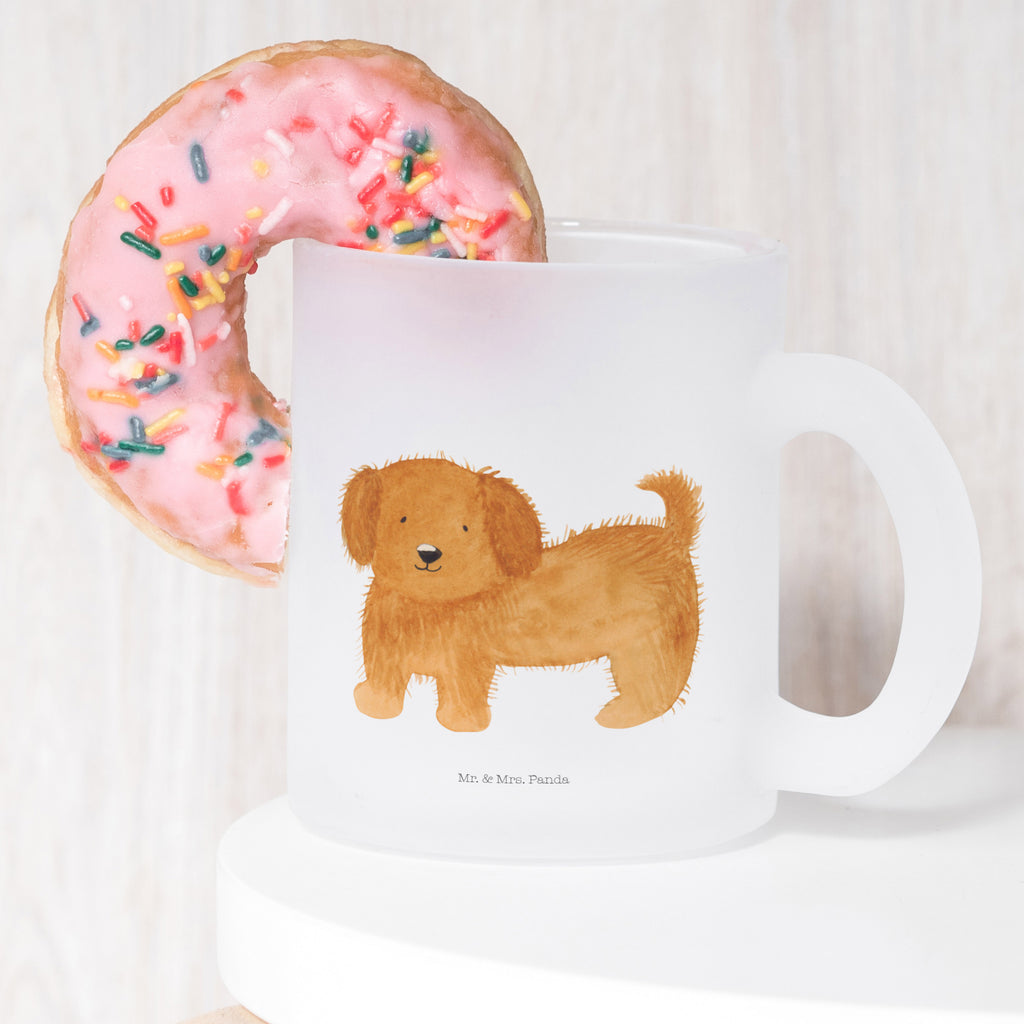 Teetasse Hund flauschig Teetasse, Teeglas, Teebecher, Tasse mit Henkel, Tasse, Glas Teetasse, Teetasse aus Glas, Hund, Hundemotiv, Haustier, Hunderasse, Tierliebhaber, Hundebesitzer, Sprüche, Hunde, Frauchen, Hundemama, Hundeliebe