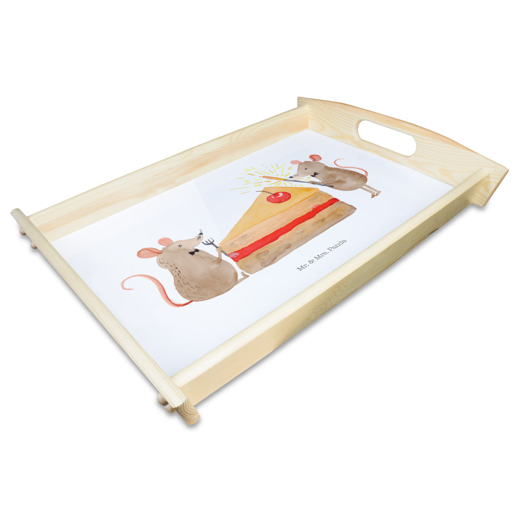 Serviertablett Mäuse Kuchen Serviertablett, Tablett, Holztablett, Küchentablett, Dekotablett, Frühstückstablett, Geburtstag, Geburtstagsgeschenk, Geschenk, Kuchen, Maus, Mäuse, Party, Leben, Glück