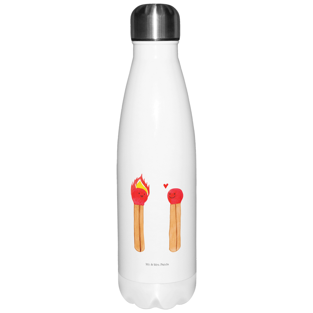 Thermosflasche Streichhölzer Isolierflasche, Thermoflasche, Trinkflasche, Thermos, Edelstahl, Liebe, Partner, Freund, Freundin, Ehemann, Ehefrau, Heiraten, Verlobung, Heiratsantrag, Liebesgeschenk, Jahrestag, Hocheitstag, Streichhölzer