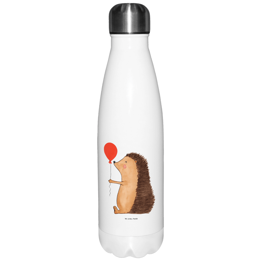 Thermosflasche Igel mit Luftballon Isolierflasche, Thermoflasche, Trinkflasche, Thermos, Edelstahl, Tiermotive, Gute Laune, lustige Sprüche, Tiere, Igel, Geburtstag, Herzlichen Glückwunsch, Glückwunsch, Geburtstagskind, Ballon, Happy Birthday