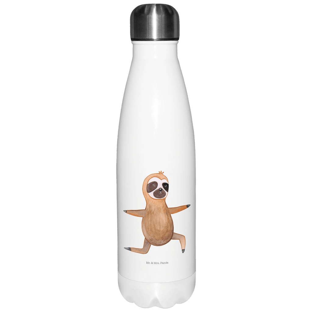 Thermosflasche Faultier  Yoga Isolierflasche, Thermoflasche, Trinkflasche, Thermos, Edelstahl, Faultier, Faultier Geschenk, Faultier Deko, Faultiere, faul, Lieblingstier, Yoga, Namaste, Krieger, Yogaübungen, Meditation, Atmung, Gelassenheit, Entspannung