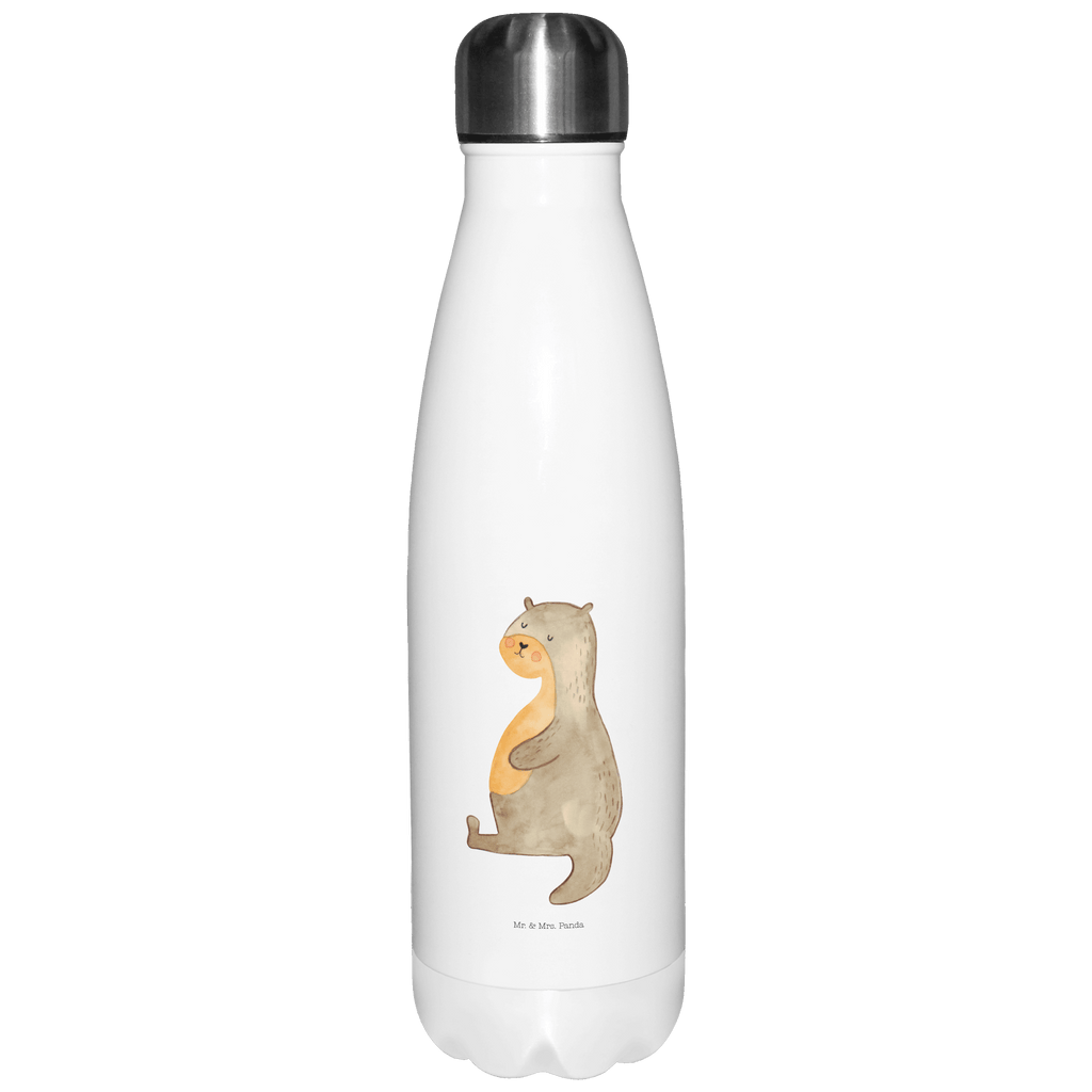 Thermosflasche Otter Bauch Isolierflasche, Thermoflasche, Trinkflasche, Thermos, Edelstahl, Otter, Fischotter, Seeotter, Otter Seeotter See Otter