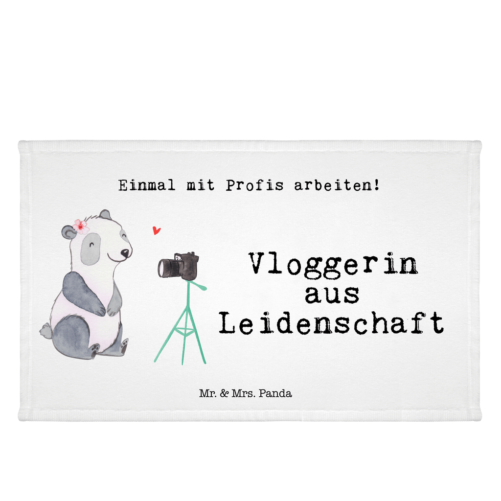 Handtuch Vloggerin aus Leidenschaft Gästetuch, Reisehandtuch, Sport Handtuch, Frottier, Kinder Handtuch, Beruf, Ausbildung, Jubiläum, Abschied, Rente, Kollege, Kollegin, Geschenk, Schenken, Arbeitskollege, Mitarbeiter, Firma, Danke, Dankeschön