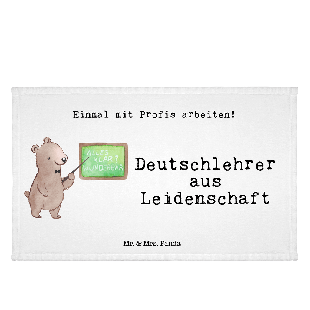 Handtuch Deutschlehrer aus Leidenschaft Gästetuch, Reisehandtuch, Sport Handtuch, Frottier, Kinder Handtuch, Beruf, Ausbildung, Jubiläum, Abschied, Rente, Kollege, Kollegin, Geschenk, Schenken, Arbeitskollege, Mitarbeiter, Firma, Danke, Dankeschön, Deutschlehrer, Deutschunterricht, Schule, Grundschule