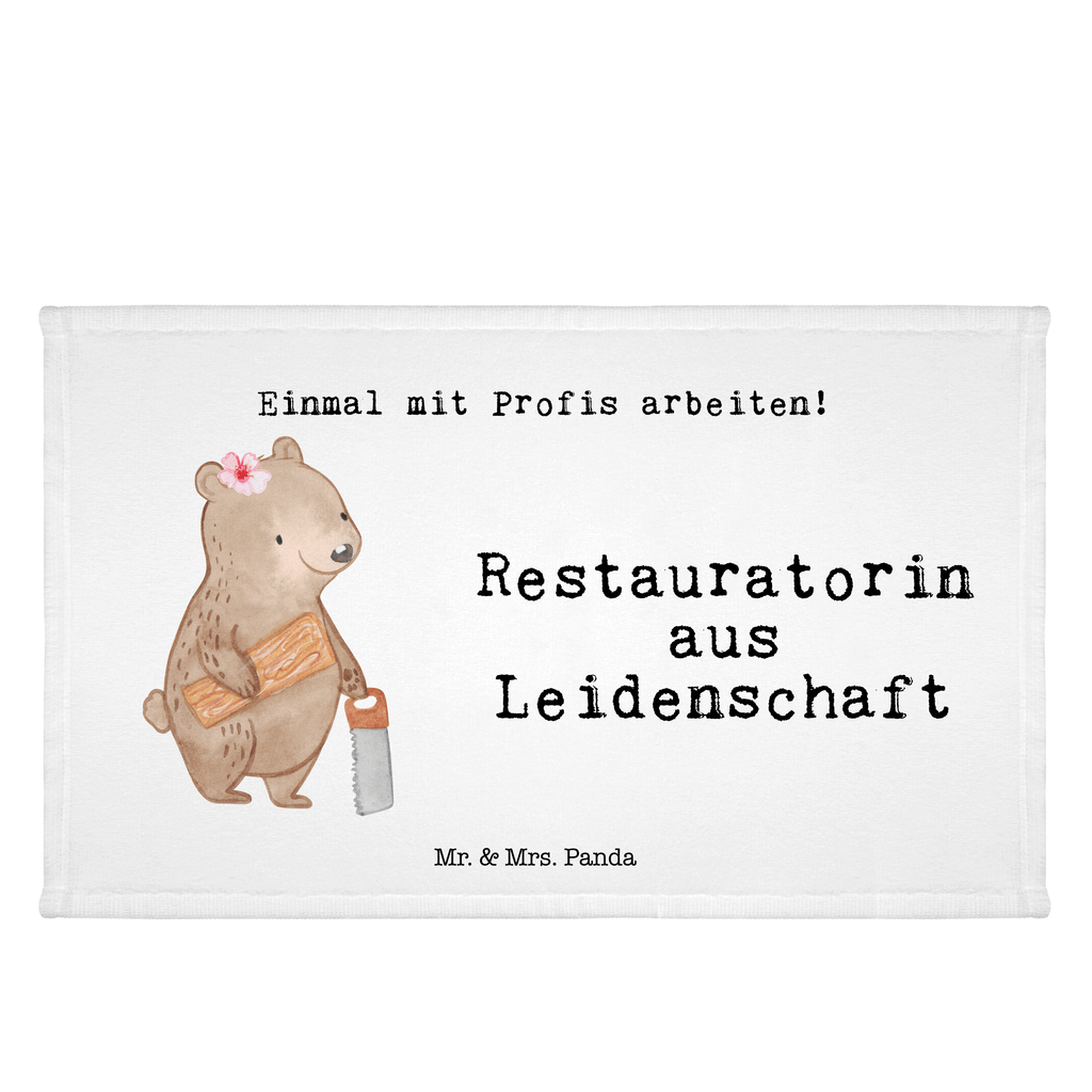 Handtuch Restauratorin aus Leidenschaft Gästetuch, Reisehandtuch, Sport Handtuch, Frottier, Kinder Handtuch, Beruf, Ausbildung, Jubiläum, Abschied, Rente, Kollege, Kollegin, Geschenk, Schenken, Arbeitskollege, Mitarbeiter, Firma, Danke, Dankeschön