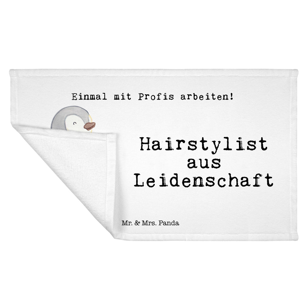 Handtuch Hairstylist aus Leidenschaft Gästetuch, Reisehandtuch, Sport Handtuch, Frottier, Kinder Handtuch, Beruf, Ausbildung, Jubiläum, Abschied, Rente, Kollege, Kollegin, Geschenk, Schenken, Arbeitskollege, Mitarbeiter, Firma, Danke, Dankeschön, Frisör, Haarstylist, Hairstylist, Friseursalon, Barbier, Coiffeur, Eröffnung Friseur