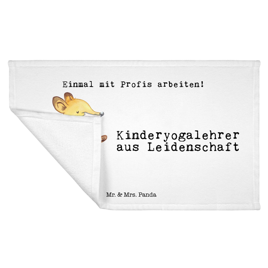 Handtuch Kinderyogalehrer aus Leidenschaft Gästetuch, Reisehandtuch, Sport Handtuch, Frottier, Kinder Handtuch, Beruf, Ausbildung, Jubiläum, Abschied, Rente, Kollege, Kollegin, Geschenk, Schenken, Arbeitskollege, Mitarbeiter, Firma, Danke, Dankeschön