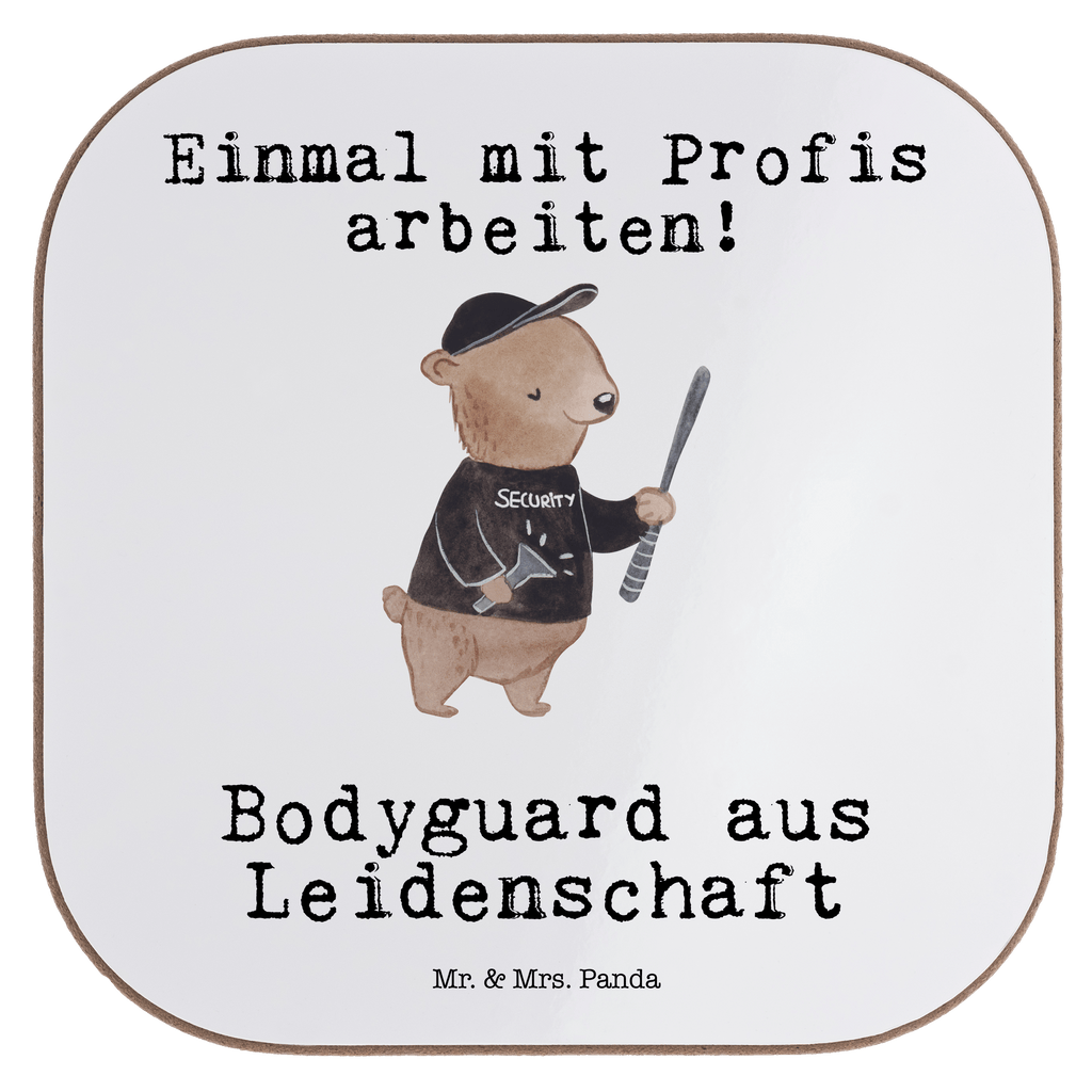 Quadratische Untersetzer Bodyguard aus Leidenschaft Untersetzer, Bierdeckel, Glasuntersetzer, Untersetzer Gläser, Getränkeuntersetzer, Untersetzer aus Holz, Untersetzer für Gläser, Korkuntersetzer, Untersetzer Holz, Holzuntersetzer, Tassen Untersetzer, Untersetzer Design, Beruf, Ausbildung, Jubiläum, Abschied, Rente, Kollege, Kollegin, Geschenk, Schenken, Arbeitskollege, Mitarbeiter, Firma, Danke, Dankeschön, Bodyguard, Personenschützer