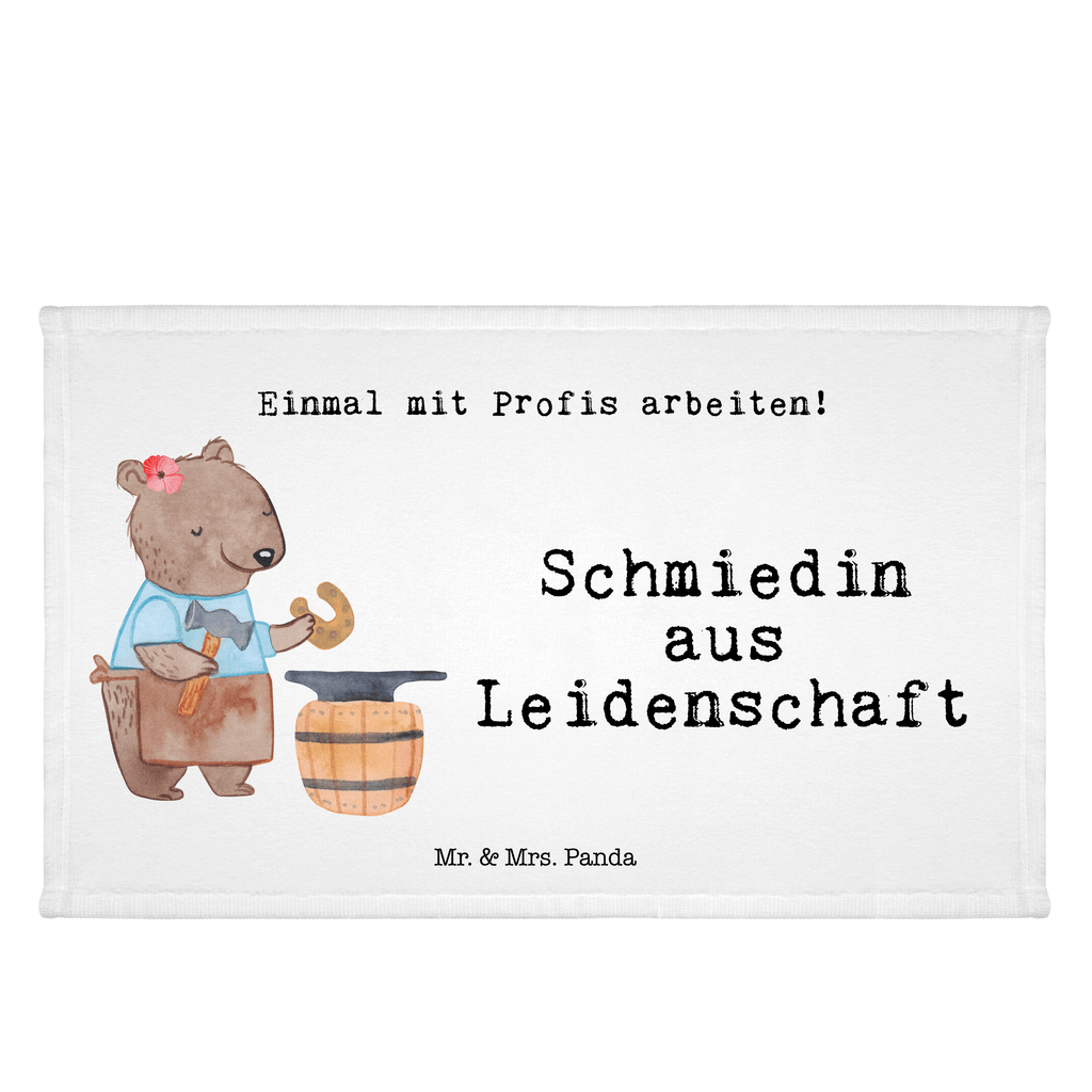 Handtuch Schmiedin aus Leidenschaft Gästetuch, Reisehandtuch, Sport Handtuch, Frottier, Kinder Handtuch, Beruf, Ausbildung, Jubiläum, Abschied, Rente, Kollege, Kollegin, Geschenk, Schenken, Arbeitskollege, Mitarbeiter, Firma, Danke, Dankeschön