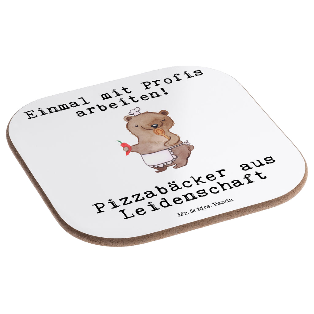 Quadratische Untersetzer Pizzabäcker aus Leidenschaft Untersetzer, Bierdeckel, Glasuntersetzer, Untersetzer Gläser, Getränkeuntersetzer, Untersetzer aus Holz, Untersetzer für Gläser, Korkuntersetzer, Untersetzer Holz, Holzuntersetzer, Tassen Untersetzer, Untersetzer Design, Beruf, Ausbildung, Jubiläum, Abschied, Rente, Kollege, Kollegin, Geschenk, Schenken, Arbeitskollege, Mitarbeiter, Firma, Danke, Dankeschön, Lieferdienstmitarbeiter, Pizzabäcker, Pizzabote, Pizzabringdienst, Lieferbringdienst