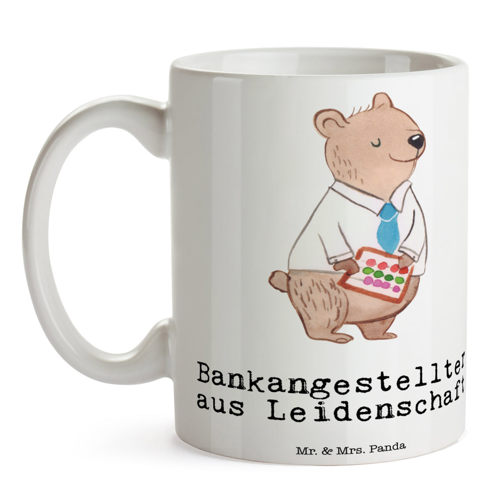 Tasse Bankangestellter aus Leidenschaft Tasse, Kaffeetasse, Teetasse, Becher, Kaffeebecher, Teebecher, Keramiktasse, Porzellantasse, Büro Tasse, Geschenk Tasse, Tasse Sprüche, Tasse Motive, Kaffeetassen, Tasse bedrucken, Designer Tasse, Cappuccino Tassen, Schöne Teetassen, Beruf, Ausbildung, Jubiläum, Abschied, Rente, Kollege, Kollegin, Geschenk, Schenken, Arbeitskollege, Mitarbeiter, Firma, Danke, Dankeschön, Bankangestellter, Bankfachmann, Bänker, Bankberater