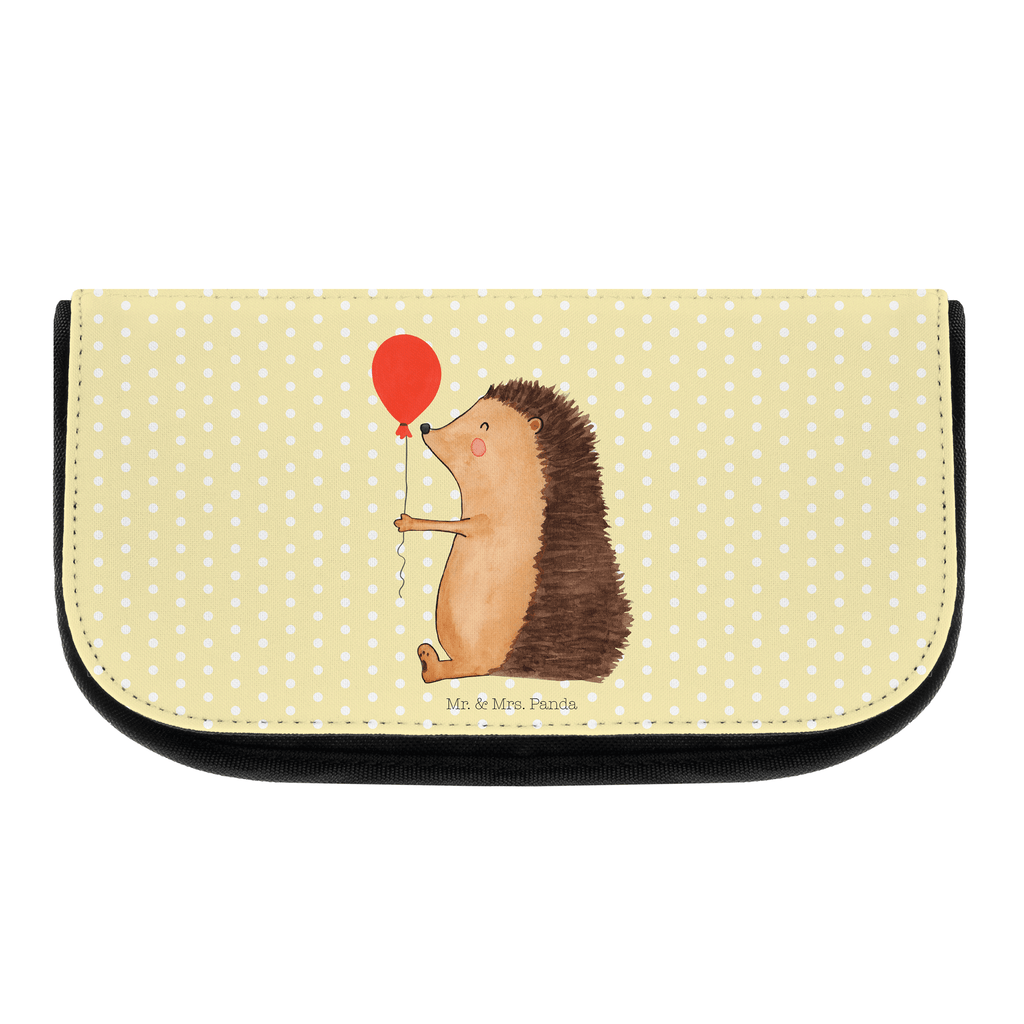 Kosmetiktasche Igel mit Luftballon Kosmetikbeutel, Kulturtasche, Kulturbeutel, Schminktasche, Make-Up Tasche, Kosmetiktasche, Beauty Bag, Kosmetiktasche Damen, Make Up Tasche, Kosmetik Tasche, Kosmetiktasche Klein, Kleine Kosmetiktasche, Schminktasche Klein, Kosmetiktasche Mit Fächern, Schminktäschen, Schminke Tasche, Kosmetiktaschen Damen, Beauty Case, Schmink Täschchen, Tiermotive, Gute Laune, lustige Sprüche, Tiere, Igel, Geburtstag, Herzlichen Glückwunsch, Glückwunsch, Geburtstagskind, Ballon, Happy Birthday