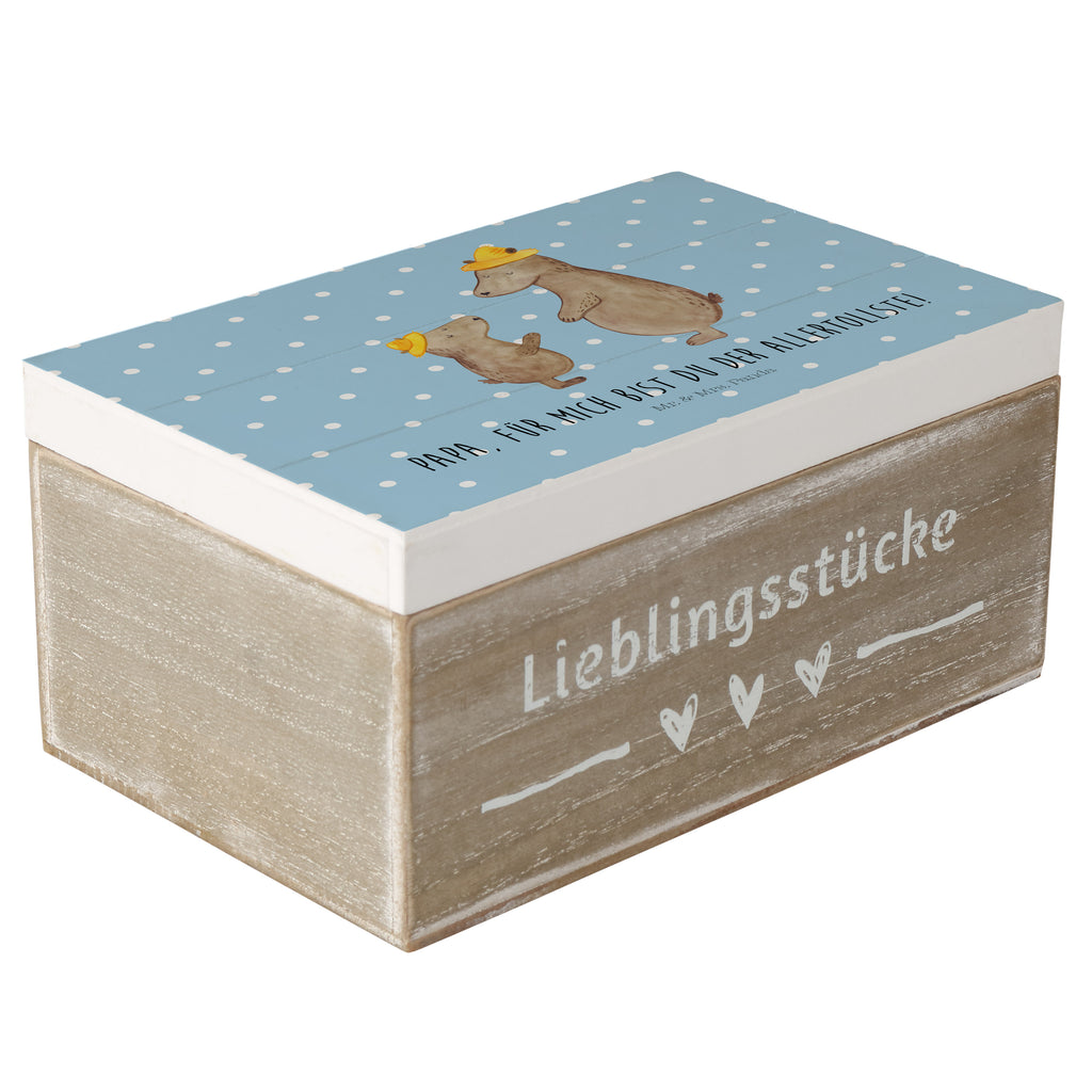 Holzkiste Bären mit Hut Holzkiste, Kiste, Schatzkiste, Truhe, Schatulle, XXL, Erinnerungsbox, Erinnerungskiste, Dekokiste, Aufbewahrungsbox, Geschenkbox, Geschenkdose, Familie, Vatertag, Muttertag, Bruder, Schwester, Mama, Papa, Oma, Opa, Bär, Bären, Vater, Papi, Paps, Dad, Daddy, Lieblingsmensch, Sohn, Söhne, Kind, Kinder, Vater-Sohn, Family, Vorbild