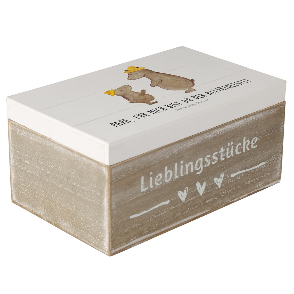 Holzkiste Bären mit Hut Holzkiste, Kiste, Schatzkiste, Truhe, Schatulle, XXL, Erinnerungsbox, Erinnerungskiste, Dekokiste, Aufbewahrungsbox, Geschenkbox, Geschenkdose, Familie, Vatertag, Muttertag, Bruder, Schwester, Mama, Papa, Oma, Opa, Bär, Bären, Vater, Papi, Paps, Dad, Daddy, Lieblingsmensch, Sohn, Söhne, Kind, Kinder, Vater-Sohn, Family, Vorbild