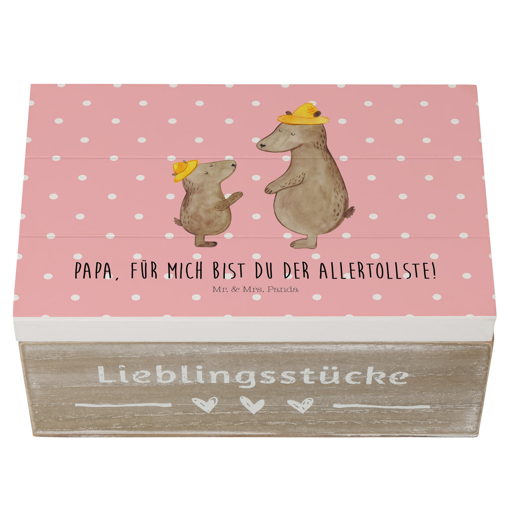 Holzkiste Bären mit Hut Holzkiste, Kiste, Schatzkiste, Truhe, Schatulle, XXL, Erinnerungsbox, Erinnerungskiste, Dekokiste, Aufbewahrungsbox, Geschenkbox, Geschenkdose, Familie, Vatertag, Muttertag, Bruder, Schwester, Mama, Papa, Oma, Opa, Bär, Bären, Vater, Papi, Paps, Dad, Daddy, Lieblingsmensch, Sohn, Söhne, Kind, Kinder, Vater-Sohn, Family, Vorbild