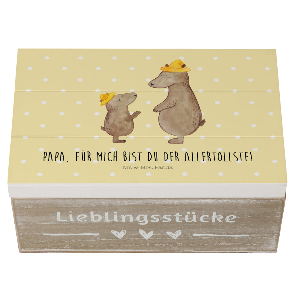 Holzkiste Bären mit Hut Holzkiste, Kiste, Schatzkiste, Truhe, Schatulle, XXL, Erinnerungsbox, Erinnerungskiste, Dekokiste, Aufbewahrungsbox, Geschenkbox, Geschenkdose, Familie, Vatertag, Muttertag, Bruder, Schwester, Mama, Papa, Oma, Opa, Bär, Bären, Vater, Papi, Paps, Dad, Daddy, Lieblingsmensch, Sohn, Söhne, Kind, Kinder, Vater-Sohn, Family, Vorbild