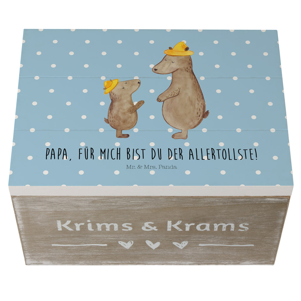 Holzkiste Bären mit Hut Holzkiste, Kiste, Schatzkiste, Truhe, Schatulle, XXL, Erinnerungsbox, Erinnerungskiste, Dekokiste, Aufbewahrungsbox, Geschenkbox, Geschenkdose, Familie, Vatertag, Muttertag, Bruder, Schwester, Mama, Papa, Oma, Opa, Bär, Bären, Vater, Papi, Paps, Dad, Daddy, Lieblingsmensch, Sohn, Söhne, Kind, Kinder, Vater-Sohn, Family, Vorbild