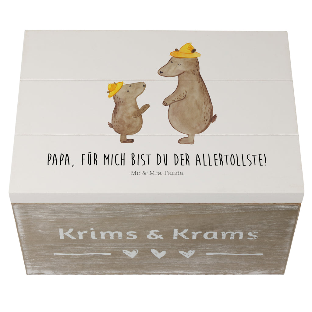 Holzkiste Bären mit Hut Holzkiste, Kiste, Schatzkiste, Truhe, Schatulle, XXL, Erinnerungsbox, Erinnerungskiste, Dekokiste, Aufbewahrungsbox, Geschenkbox, Geschenkdose, Familie, Vatertag, Muttertag, Bruder, Schwester, Mama, Papa, Oma, Opa, Bär, Bären, Vater, Papi, Paps, Dad, Daddy, Lieblingsmensch, Sohn, Söhne, Kind, Kinder, Vater-Sohn, Family, Vorbild