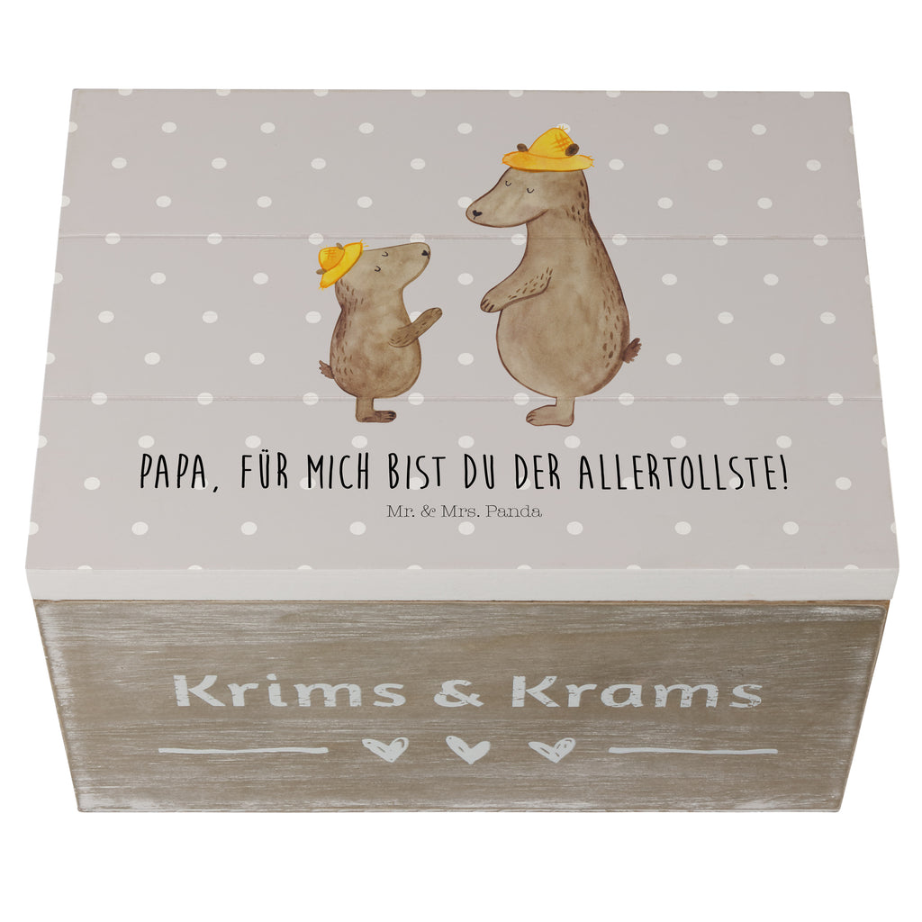 Holzkiste Bären mit Hut Holzkiste, Kiste, Schatzkiste, Truhe, Schatulle, XXL, Erinnerungsbox, Erinnerungskiste, Dekokiste, Aufbewahrungsbox, Geschenkbox, Geschenkdose, Familie, Vatertag, Muttertag, Bruder, Schwester, Mama, Papa, Oma, Opa, Bär, Bären, Vater, Papi, Paps, Dad, Daddy, Lieblingsmensch, Sohn, Söhne, Kind, Kinder, Vater-Sohn, Family, Vorbild