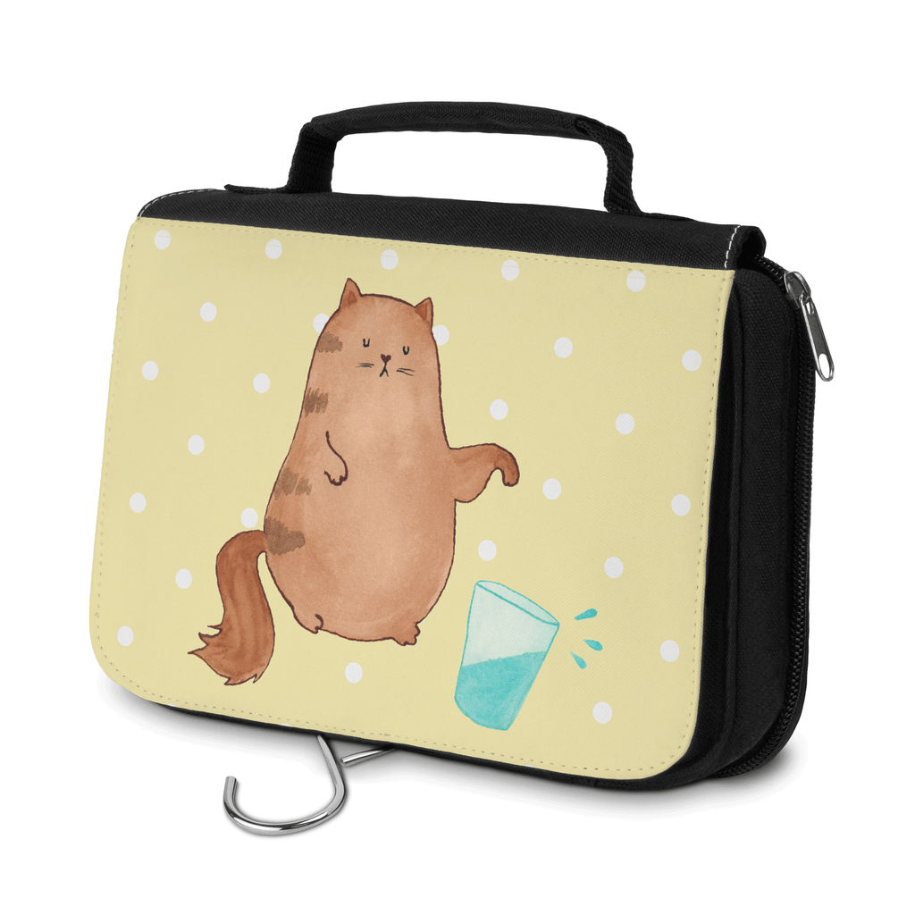 Kulturbeutel Katze Wasserglas Kulturbeutel, Zum Aufhängen, Waschtasche, Kosmetiktasche, Damen, Herren, Aufbewahrungstasche, Schminktasche, Kosmetikbeutel, Organizer, Kulturtasche, Schminkutensil, Katze, Katzenmotiv, Katzenfan, Katzendeko, Katzenfreund, Katzenliebhaber, Katzenprodukte, Katzenartikel, Katzenaccessoires, Katzensouvenirs, Katzenliebhaberprodukte, Katzenmotive, Katzen, Kater, Mietze, Cat, Cats, Katzenhalter, Katzenbesitzerin, Haustier, Wasser, Glas