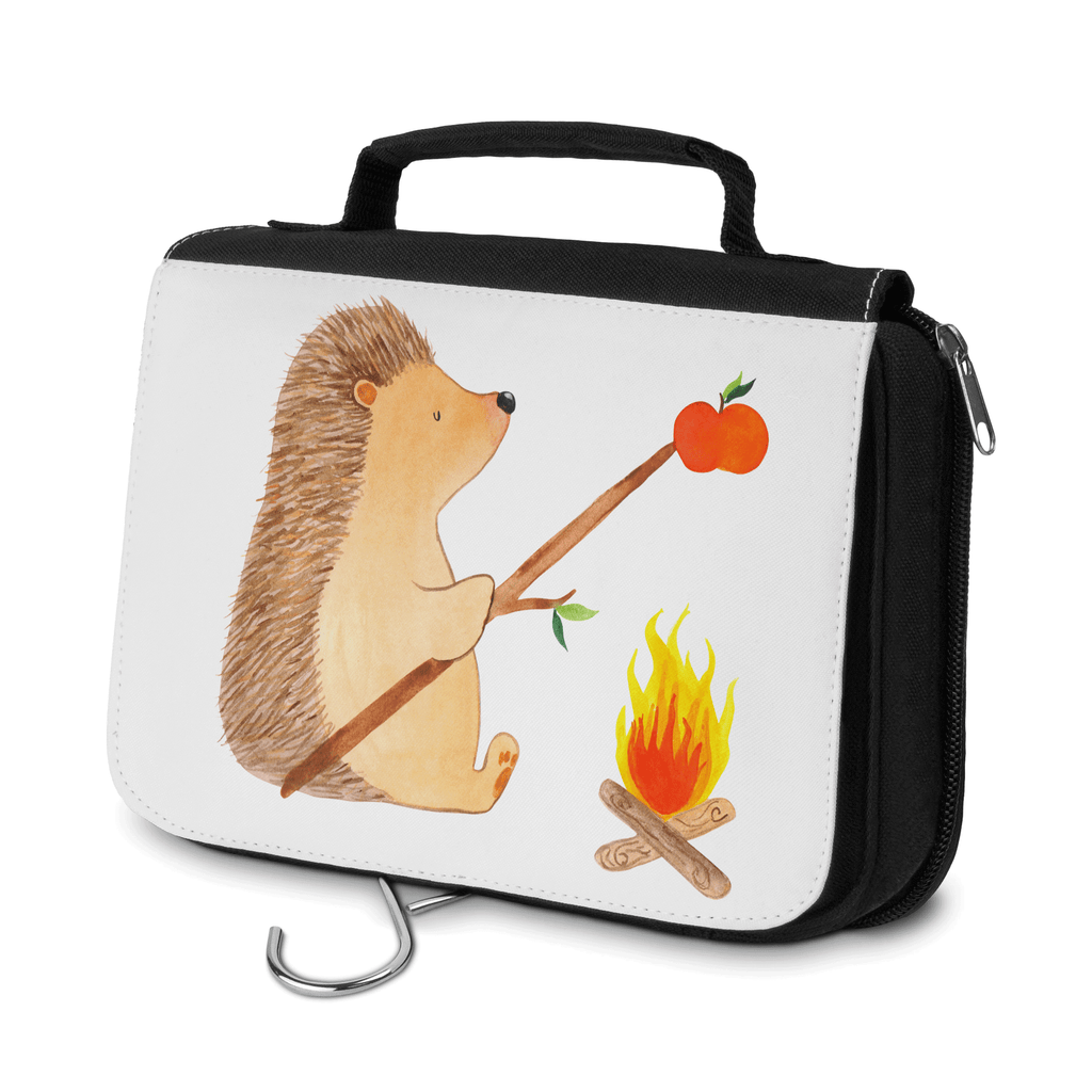 Kulturbeutel Igel grillt Kulturbeutel, Zum Aufhängen, Waschtasche, Kosmetiktasche, Damen, Herren, Aufbewahrungstasche, Schminktasche, Kosmetikbeutel, Organizer, Kulturtasche, Schminkutensil, Tiermotive, Gute Laune, lustige Sprüche, Tiere, Igel, Grillen, Ziele, Motivation, arbeitslos, Sinn des Lebens, Spruch