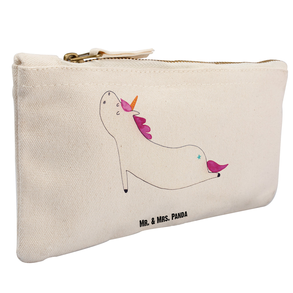 Schminktasche Einhorn Yoga Schminktasche, Kosmetiktasche, Kosmetikbeutel, Stiftemäppchen, Etui, Federmappe, Makeup, XXL, Schminketui, Kosmetiketui, Schlamperetui, Einhorn, Einhörner, Einhorn Deko, Pegasus, Unicorn, Yoga, Namaste, Achtsamkeit, Entspannung, Joga, Yogamatte, Sport, lustig, witzig, süß