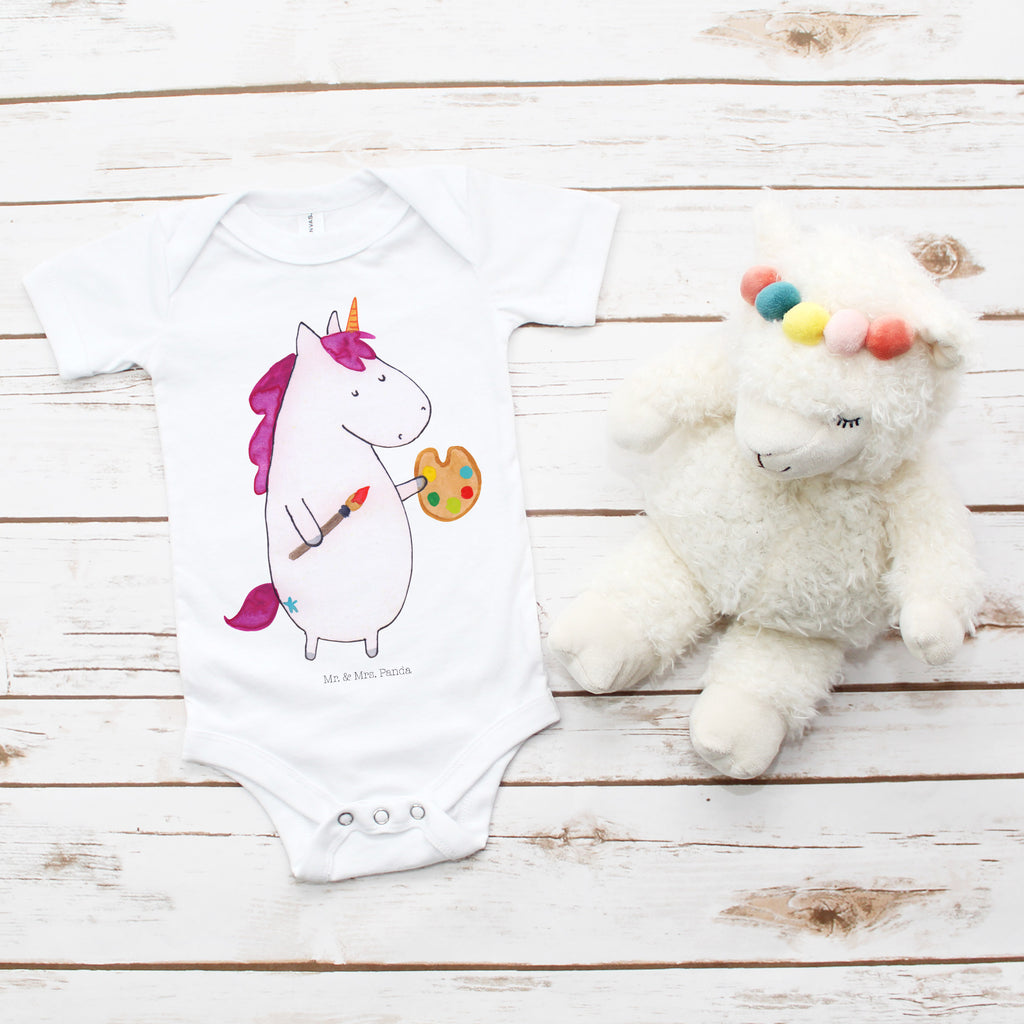 Baby Body Einhorn Künstler Einhorn, Einhörner, Englisch, Künstler, Unicorn, Artist, Malen, Zeichnen, Welt, Farbe, Stift, Pinsel, Geschenk, Maler Babykleidung , Babystrampler , Strampler , Wickelbody ,  Baby Erstausstattung   Einhorn, Einhörner, Einhorn Deko, Pegasus, Unicorn