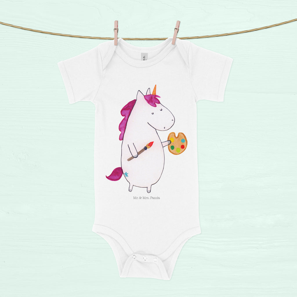 Baby Body Einhorn Künstler Einhorn, Einhörner, Englisch, Künstler, Unicorn, Artist, Malen, Zeichnen, Welt, Farbe, Stift, Pinsel, Geschenk, Maler Babykleidung , Babystrampler , Strampler , Wickelbody ,  Baby Erstausstattung   Einhorn, Einhörner, Einhorn Deko, Pegasus, Unicorn