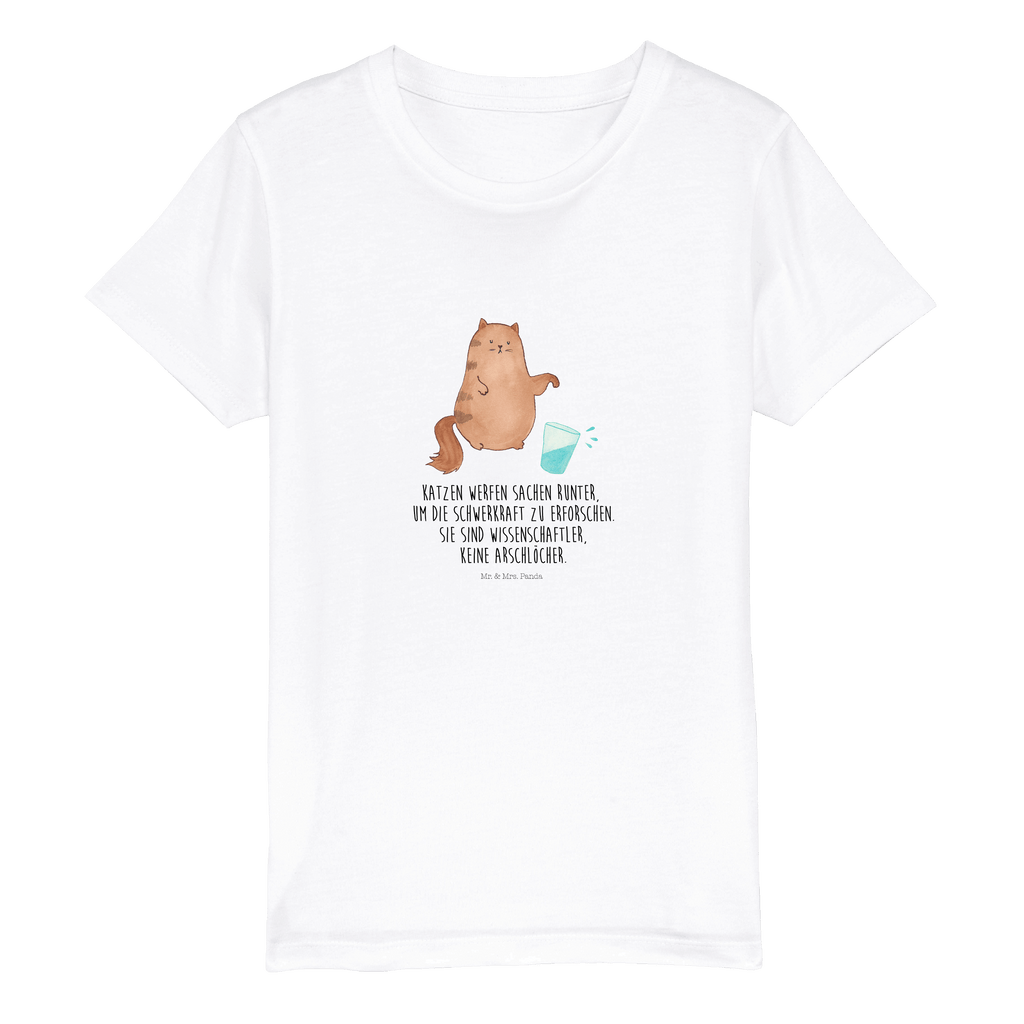 Kinder T-Shirt Katze Wasserglas