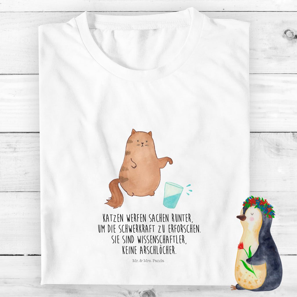 Kinder T-Shirt Katze Wasserglas