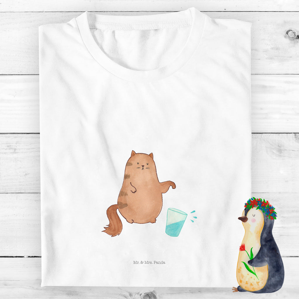 Kinder T-Shirt Katze Wasserglas